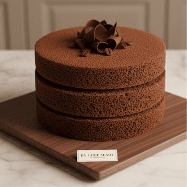 🍫 Chocolate Genoise (Basic Chocolate Sponge)